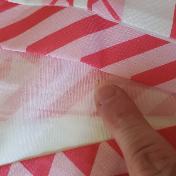 Sunday Up Dress Small Pink White Pattern Tiered Bell Sleeves Aztec Western Rodeo - Picture 15 of 15